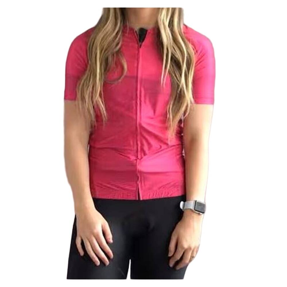 Women's Short Sleeve Cycling Jersey - Pink